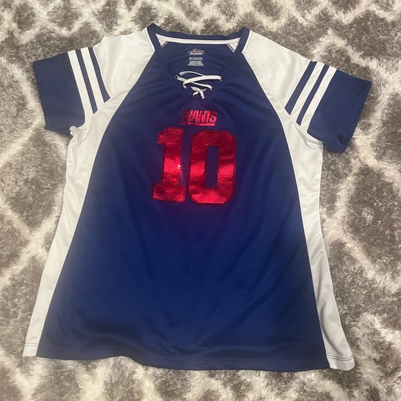 Women's Short Sleeve Manning Giants Jersey - Size XXL worn 1x Mint Condition - Picture 3 of 8
